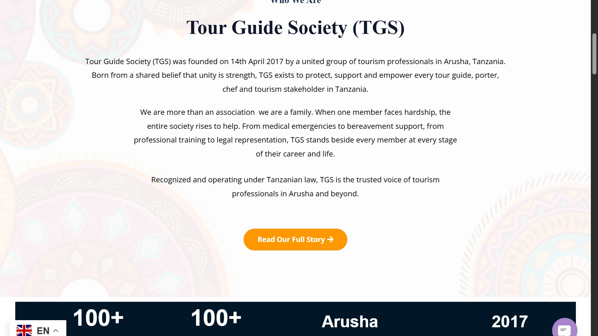 TOUR GUIDES SOCIETY
#tanzania🇹🇿 #tgs